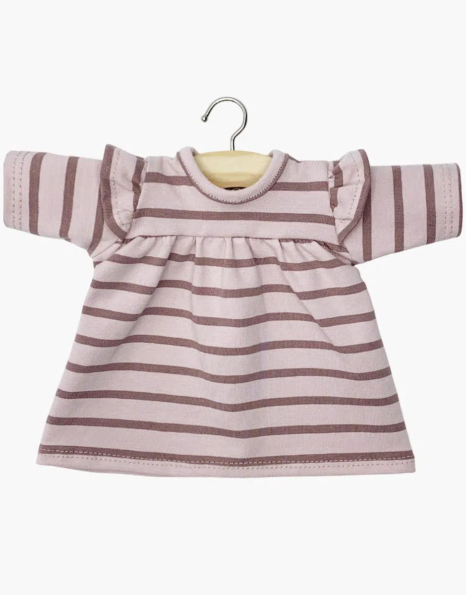 Minikane Poppenkleding Jurk Melody Oudroze 34 cm