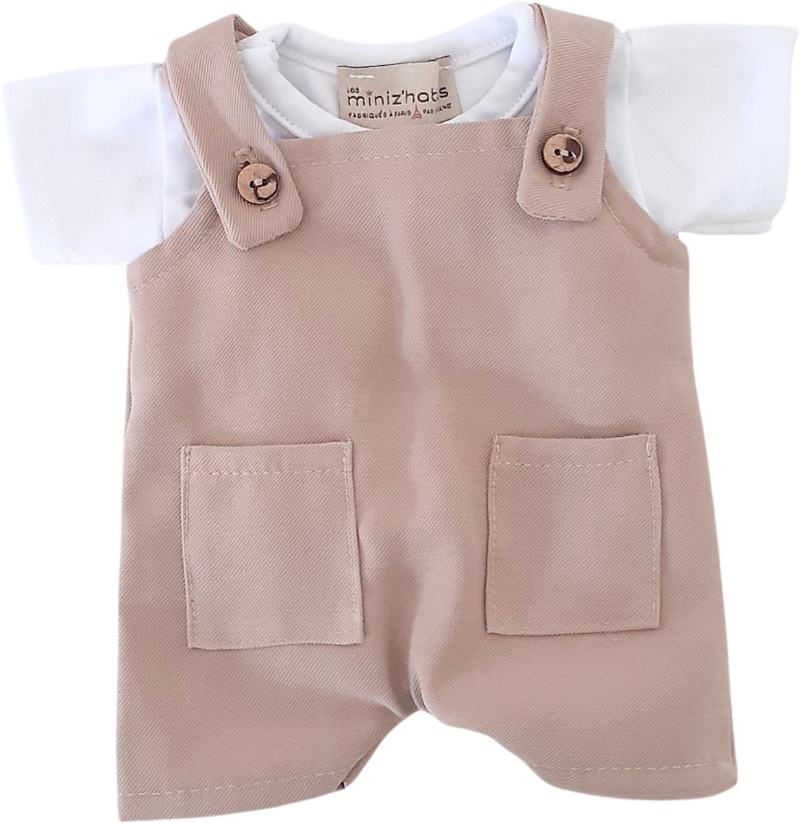 Minikane Poppenkleding Kledingset Antonin Bruin 36 cm