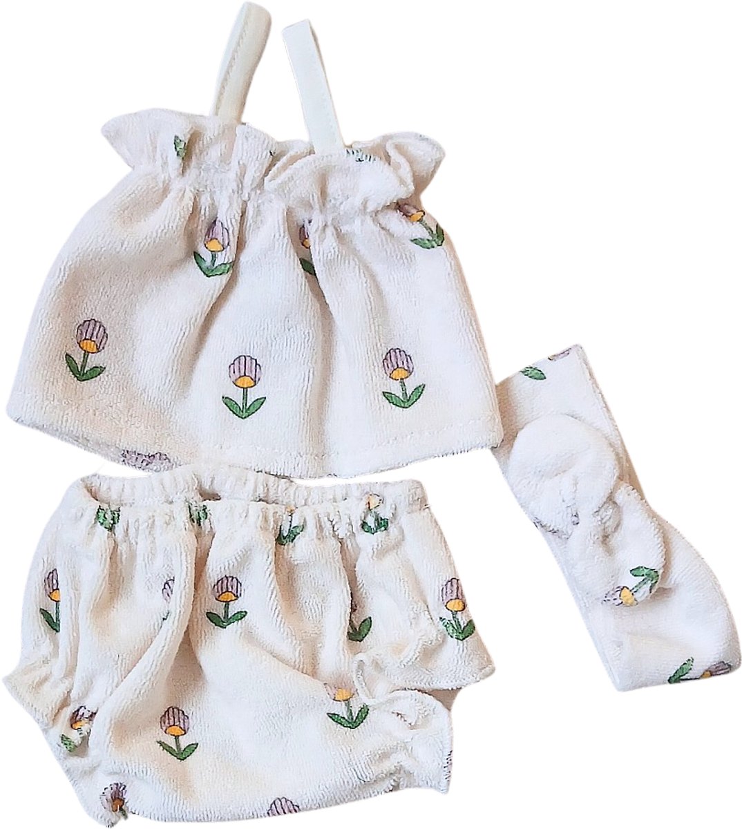 Minikane Poppenkleding Mila Kledingset Bloemetjes 34 cm