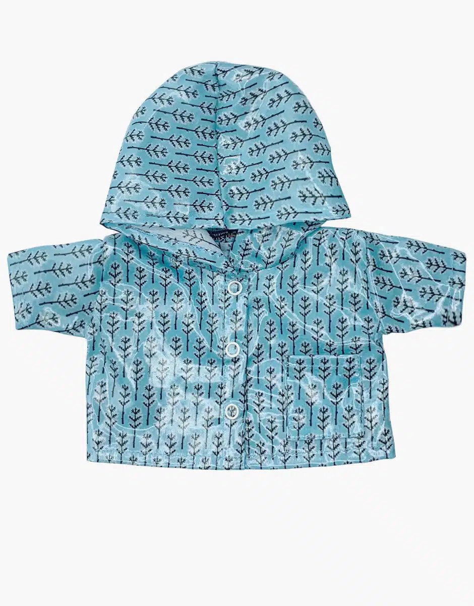 Minikane Poppenkleding Regenjas Boompjes 34 cm