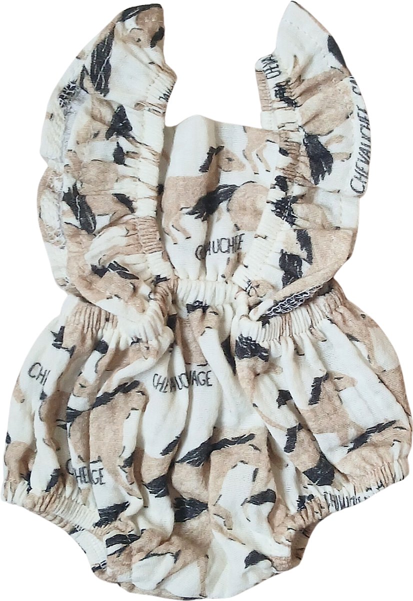 Minikane Rompertje Lou Paarden 47 cm