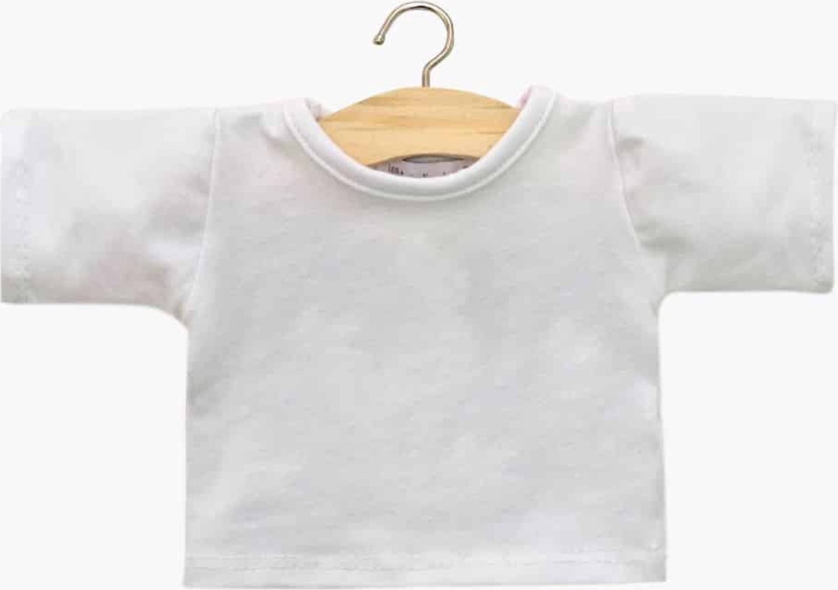 Minikane Wit Shirt 34 cm