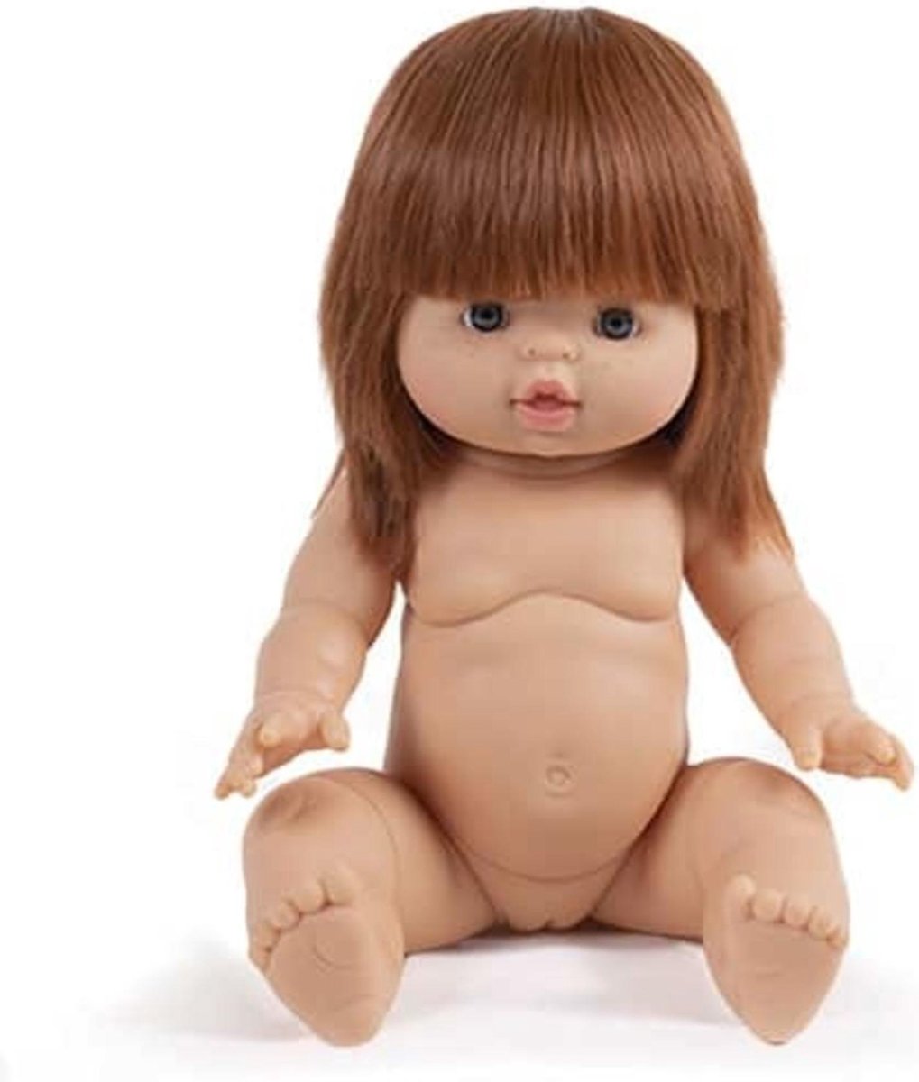 Minikane pop Capucine Gordi roodbruin haar 34cm