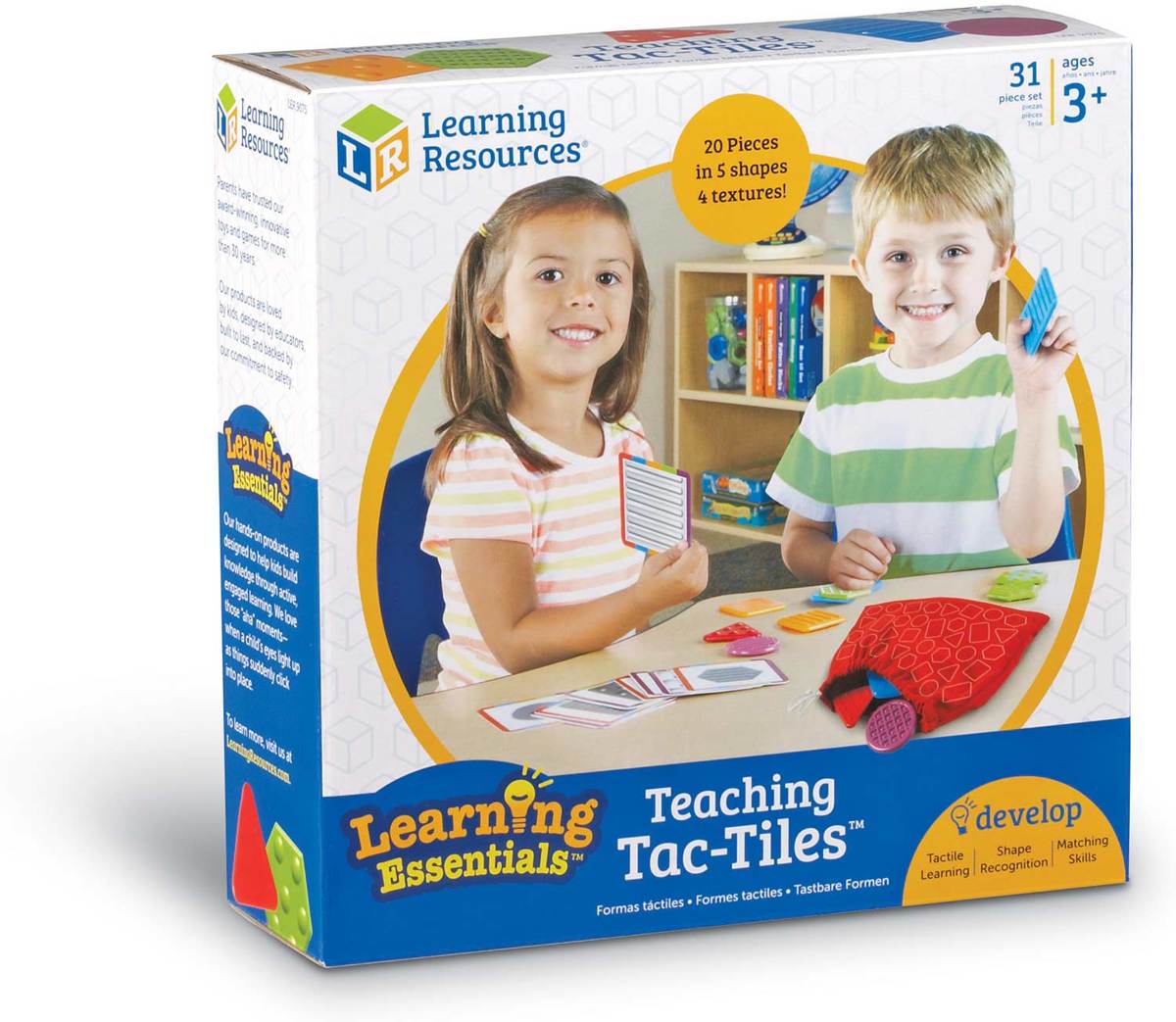 Miniland - Leer vormen en tacktieken - 31-delig - Voor kinderen vanaf 3 jaar