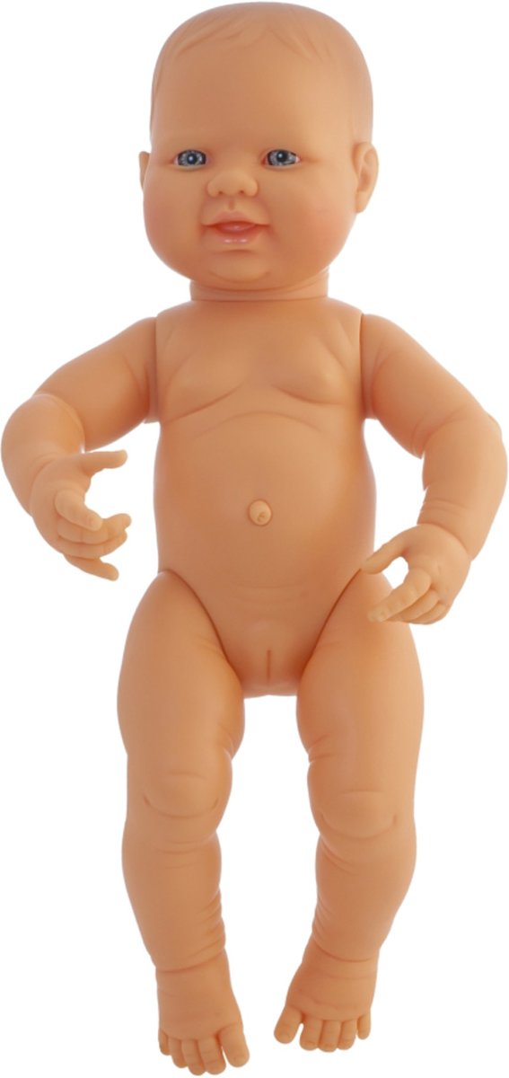 Baby meisjespop - Miniland - 40 cm - Voor kinderen vanaf 1 jaar
