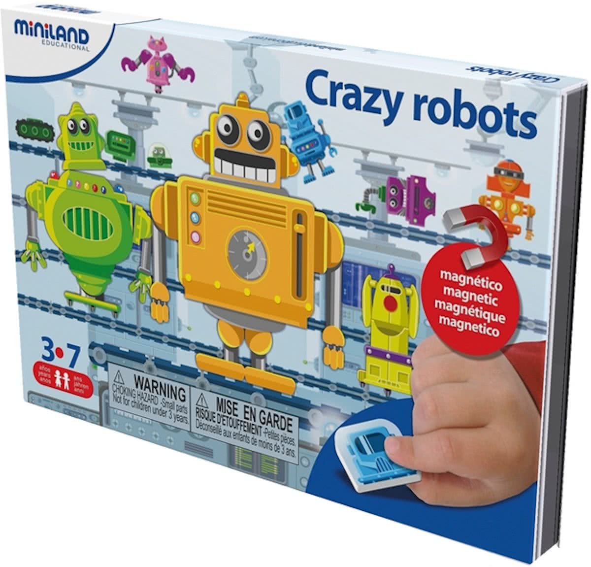 CRAZY ROBOTS, magnetisch spel voor onderweg