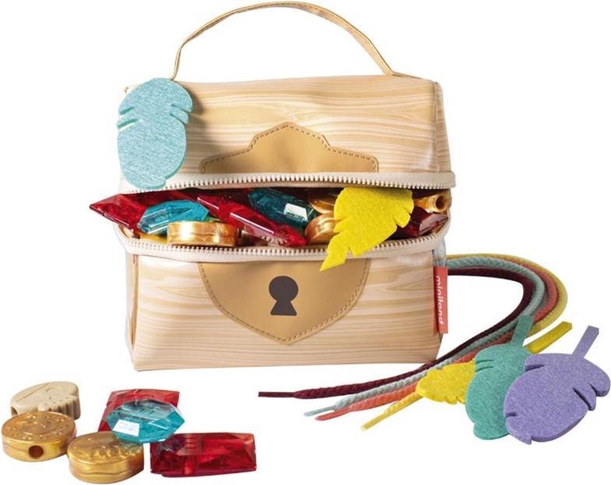 Miniland Maak Je Eigen Ketting Schatkist Junior Bruin