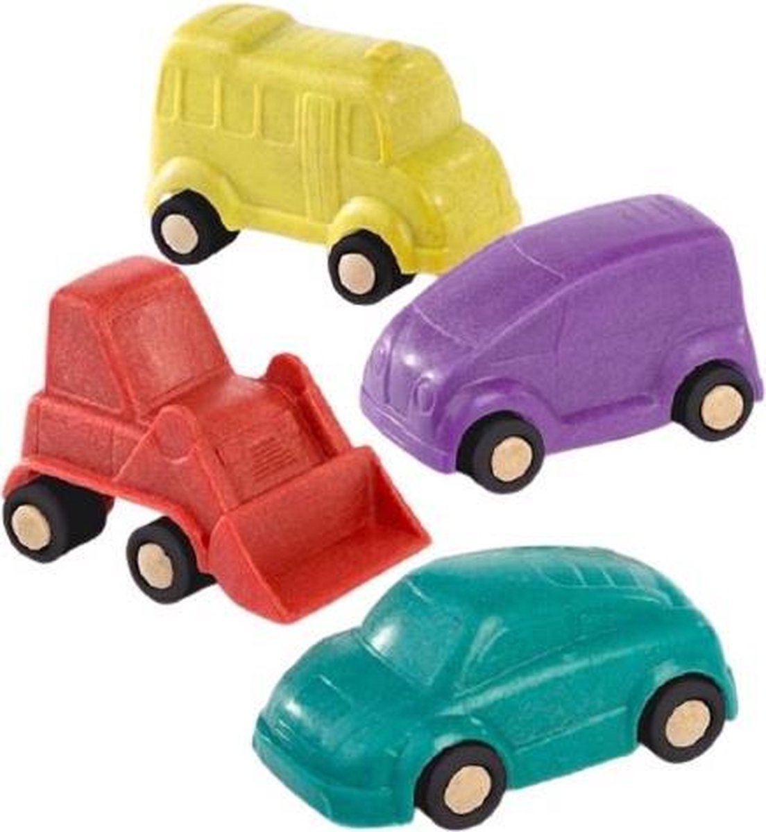 Miniland Minimobiel Voertuigen 9 Cm 4-delig