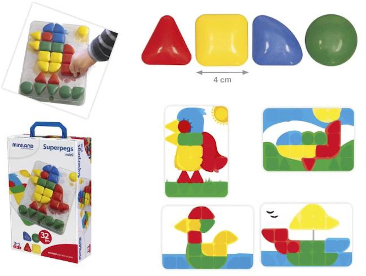 Miniland Mozaiekspel Nagels - 36 mm