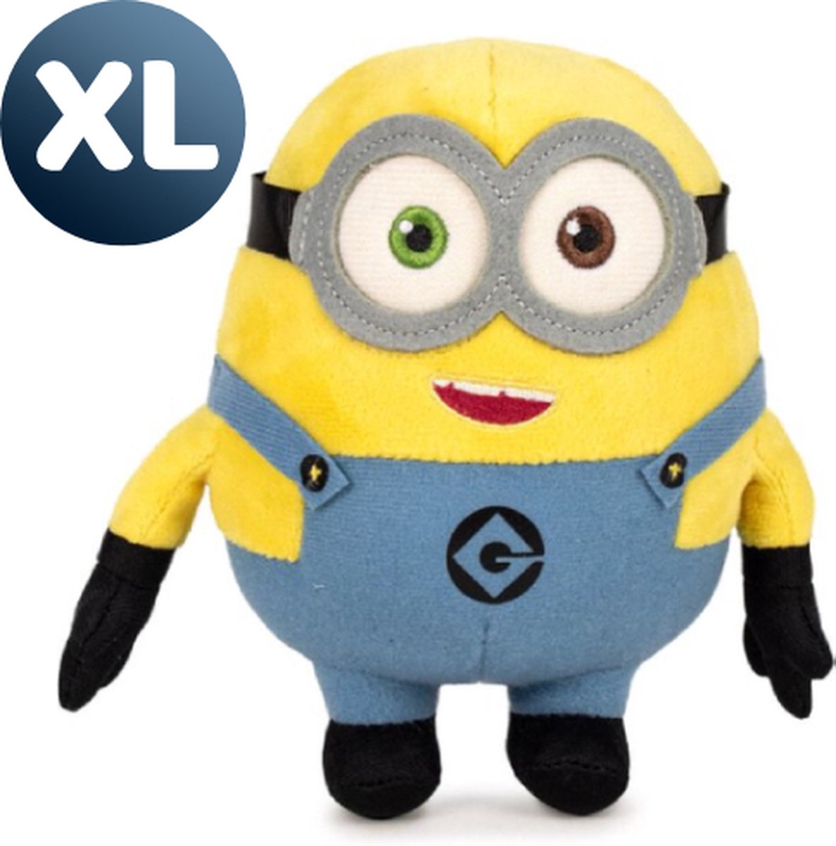 Bob - Minions Pluche Knuffel XL 60 cm (Verschrikkelijke Ikke/Despicable Me) - Minion Plush Toy - Speelgoed Knuffels voor Kinderen Jongens Meisjes