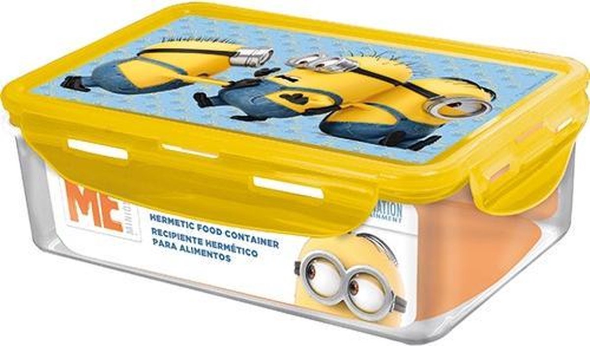 Minions Bewaardoos met Clips 1070ml