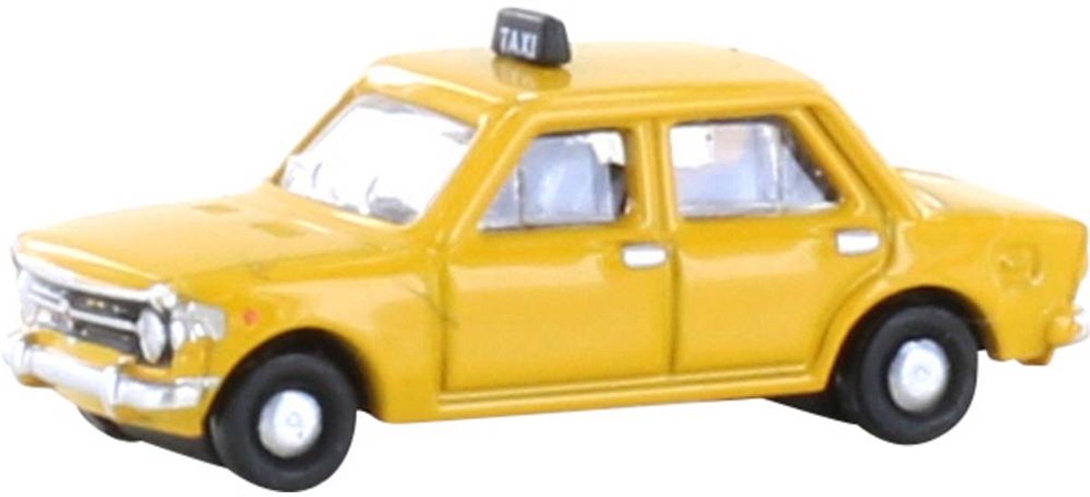 Minis by Lemke LC61515 N Auto Fiat 128, taxi, geel