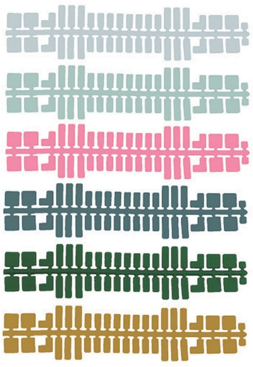 Ministeck Uitbreidingsset Kleurenstrips 9-delig 31665