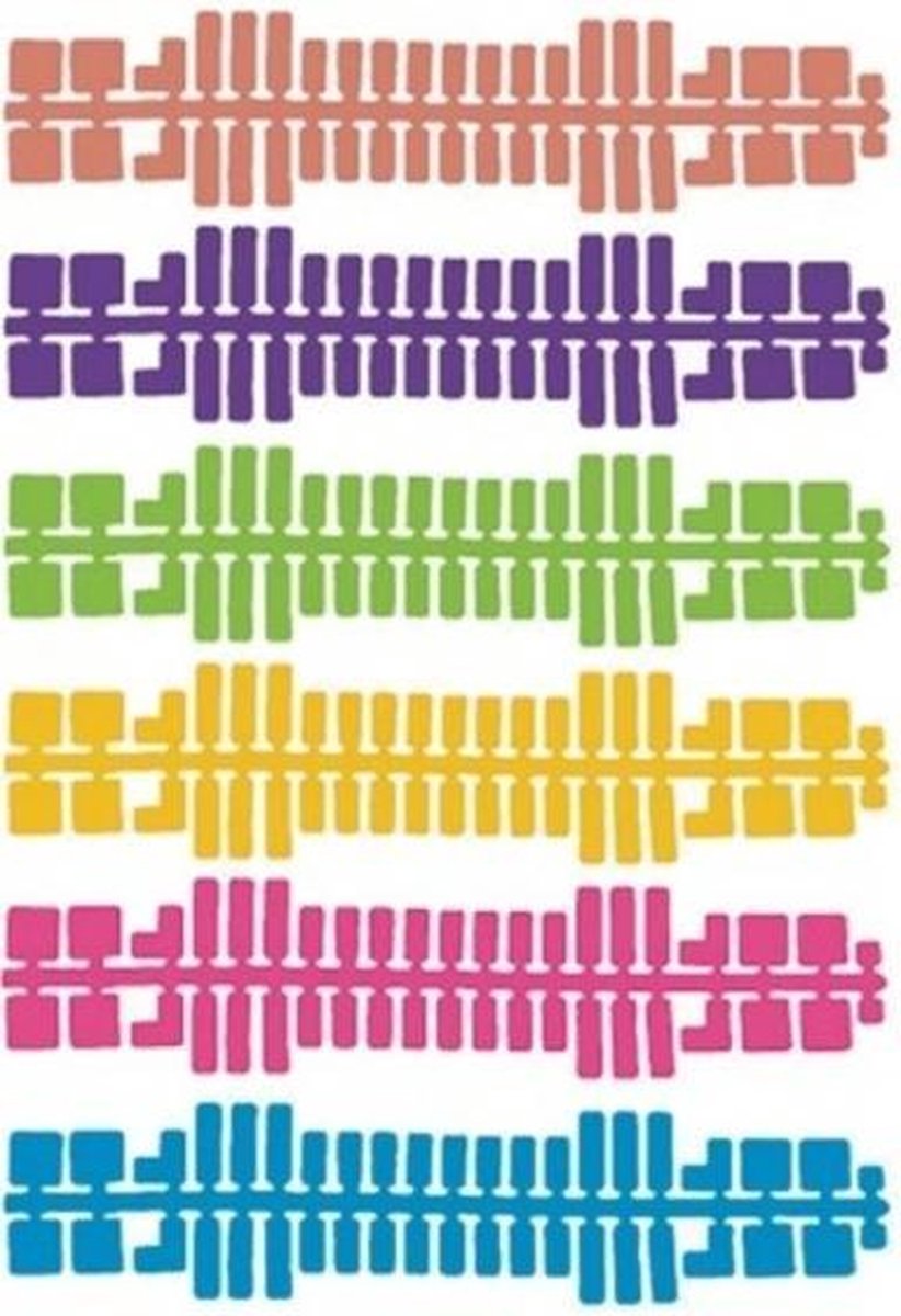 uitbreidingsset kleurenstrips 9-delig 31666