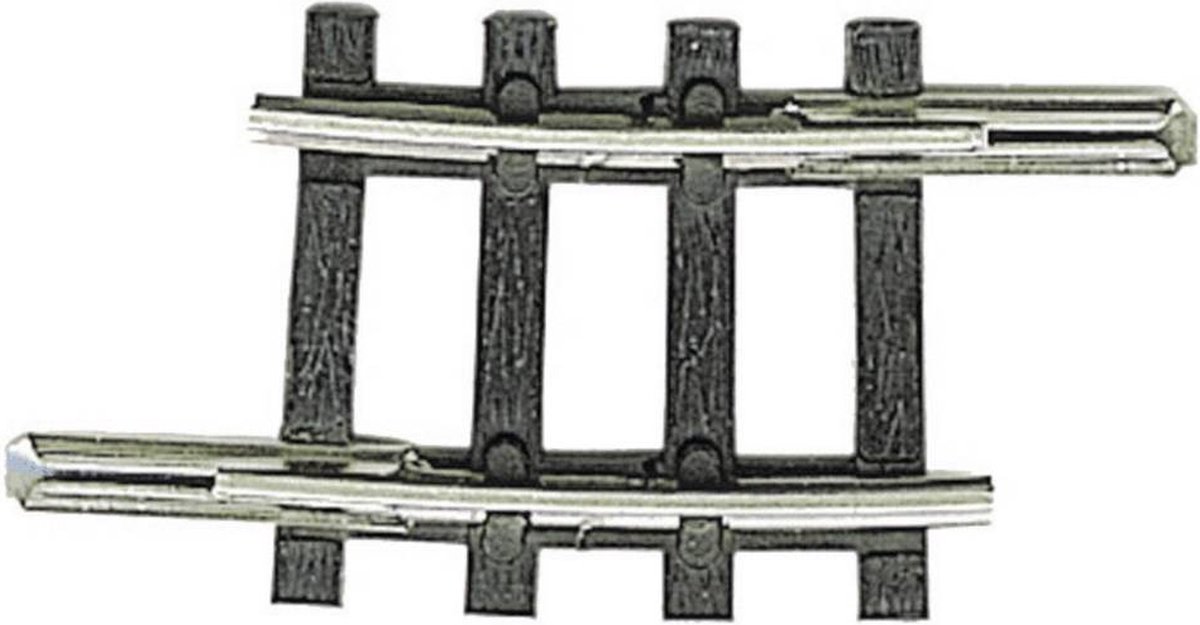 T14916 N Minitrix rails Gebogen rails 6 ° 194.6 mm