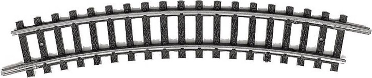 T14924 N   rails Gebogen rails 24 ° 228.2 mm