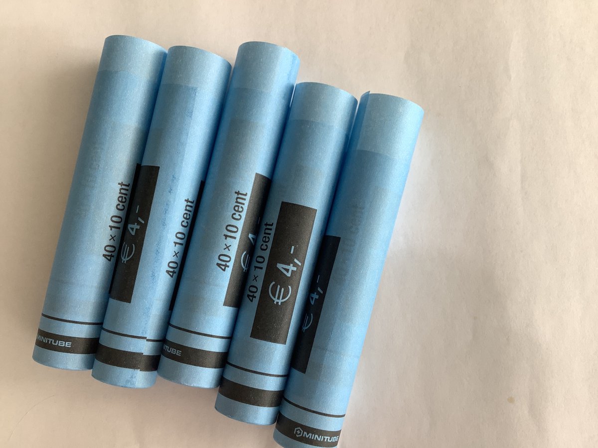 Munthuls voor 40 x € 0,10 (10 stuks per besteleenheid)