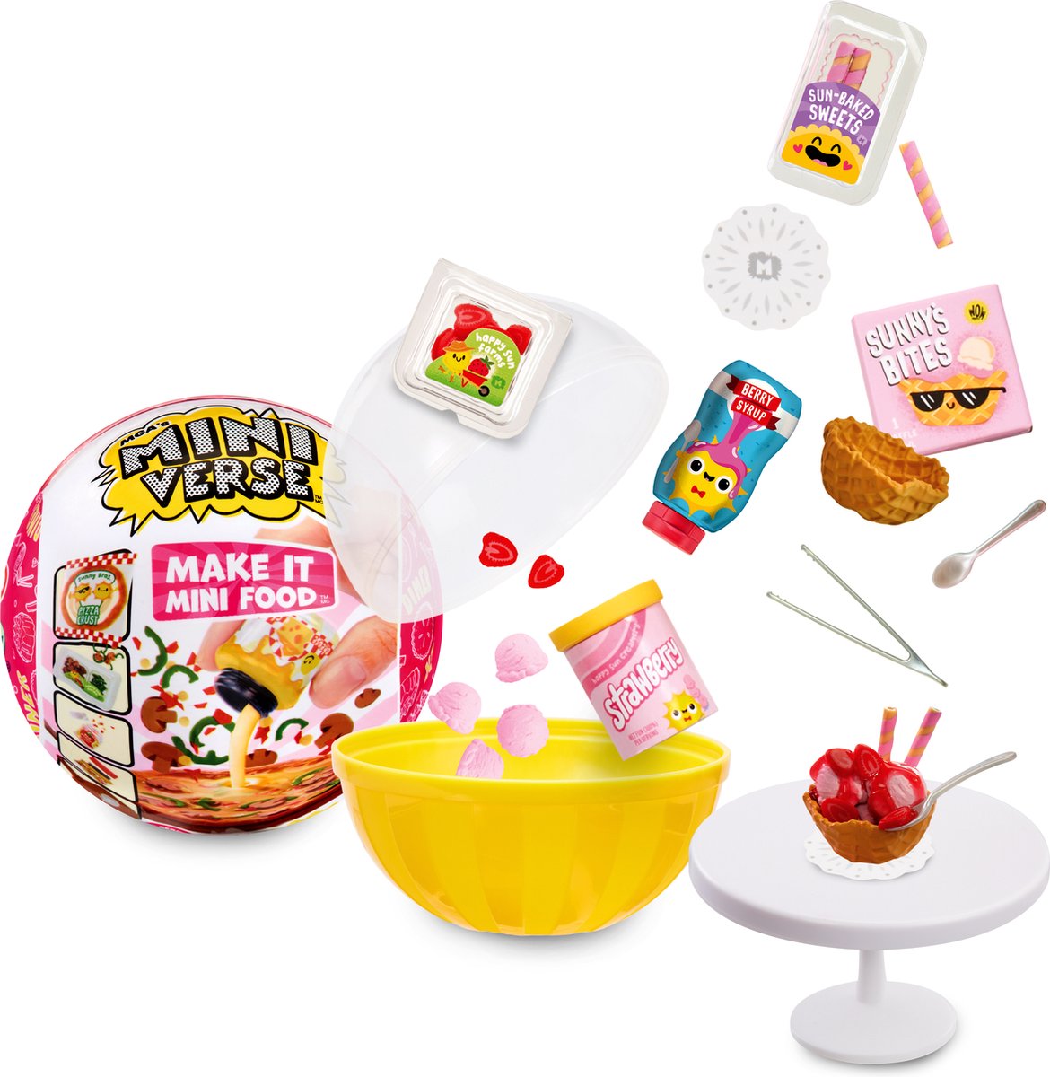 MGAs Miniverse - verzamelbare minigerechten – Thema Restaurant 2 - Miniatuur Bouwpakket Volwassenen en kinderen – Knutselen – DIY – Hobbypakket – Knutselpakket