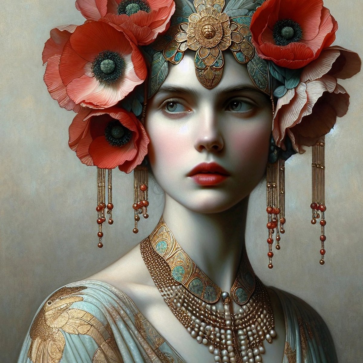 Draped - Mint by Michelle Decoupage papier A3