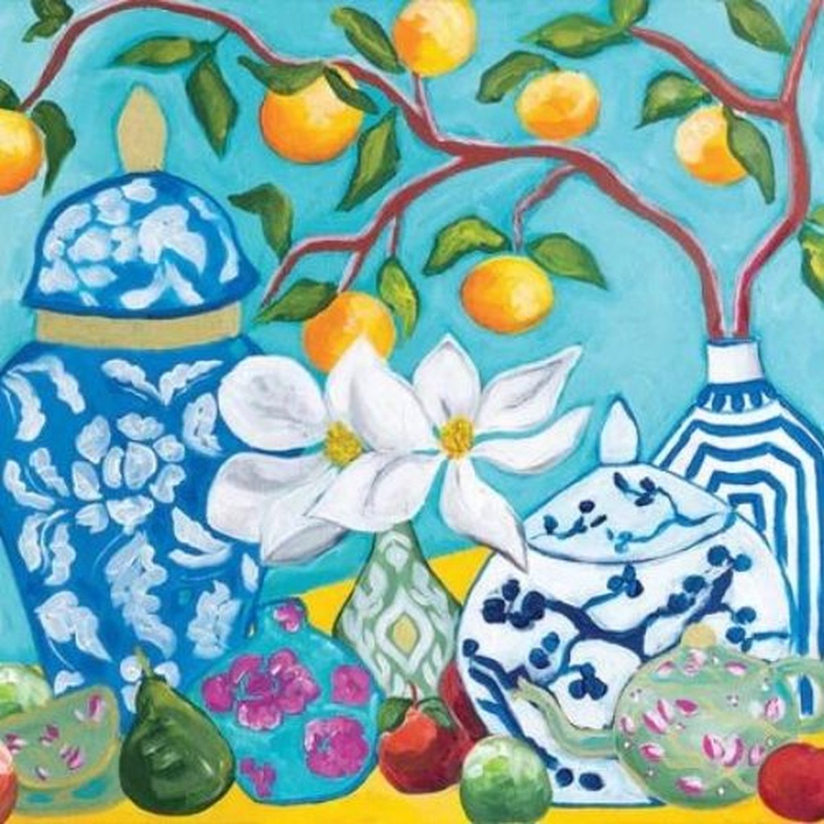 Ginger Jars- Mint by Michelle decoupage papier A1