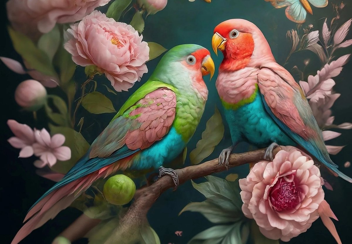 Pastel Love - Mint by Michelle Decoupage Papier - A1