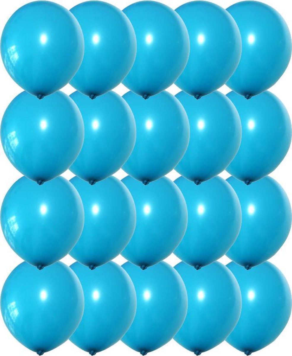 Premium Kwaliteit Latex Ballonnen, Turkoois, 20 stuks, 12 inch (30cm) , Verjaardag, Happy Birthday, Feest, Party, Wedding, Decoratie, Versiering, Miracle Shop