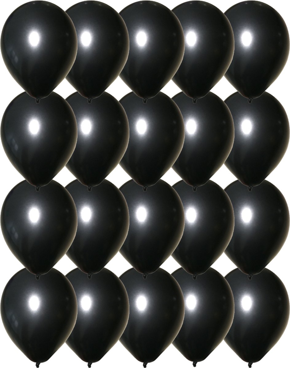 Premium Kwaliteit Latex Ballonnen, Zwart, 20 stuks, 12 inch (30cm) , Verjaardag, Happy Birthday, Feest, Party, Wedding, Decoratie, Versiering, Miracle Shop