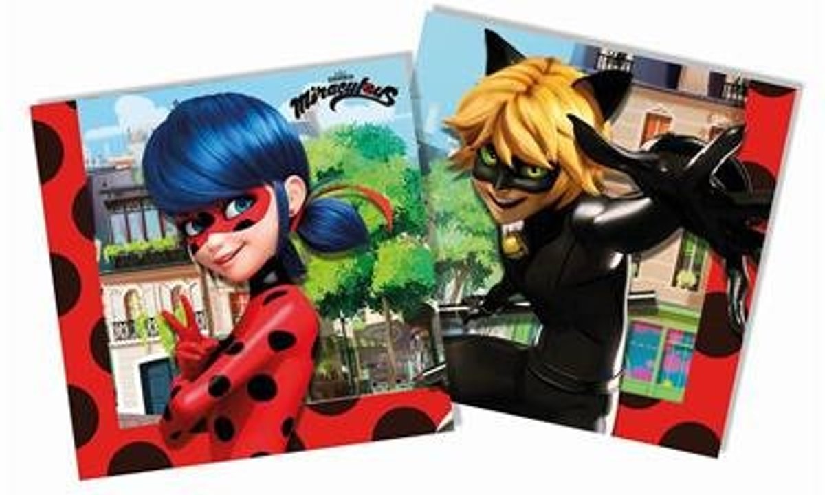 Miraculous servetten party 33 x 33 cm. 20 st.