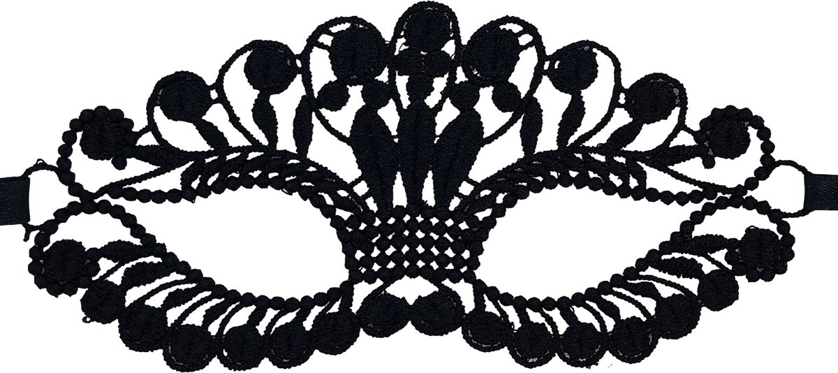 Miresa - Masker MM050 - Sexy kant, voor carnaval of 18+ feest