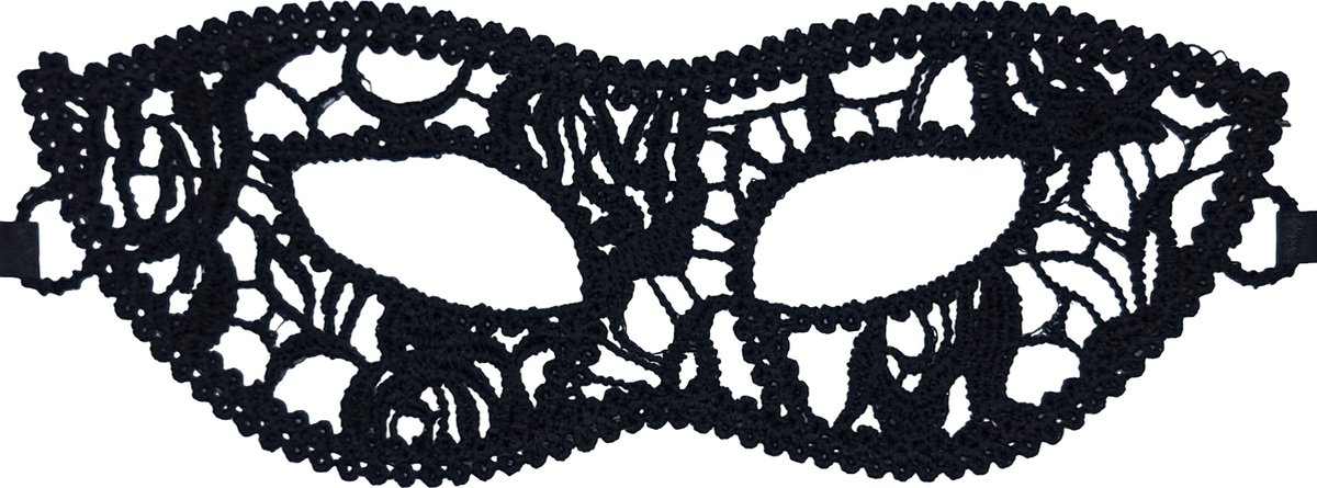 Miresa - Sexy Masker - Maskerade - Gala Verkleedmasker - Zwart - Kant - MM004