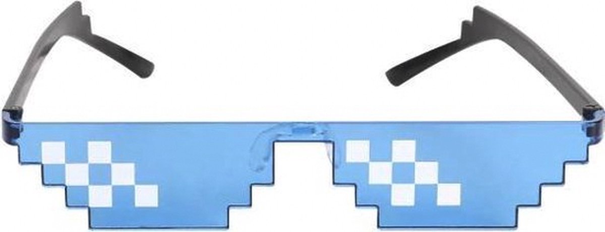 Thug Life zonnebril – Festival zonnebril - zonnebril - thug life – blauw