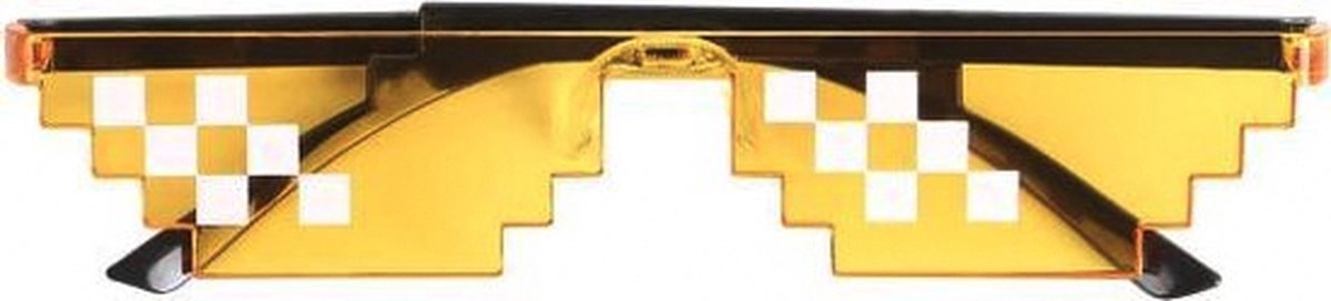 Thug Life zonnebril – Festival zonnebril - zonnebril - thug life – geel