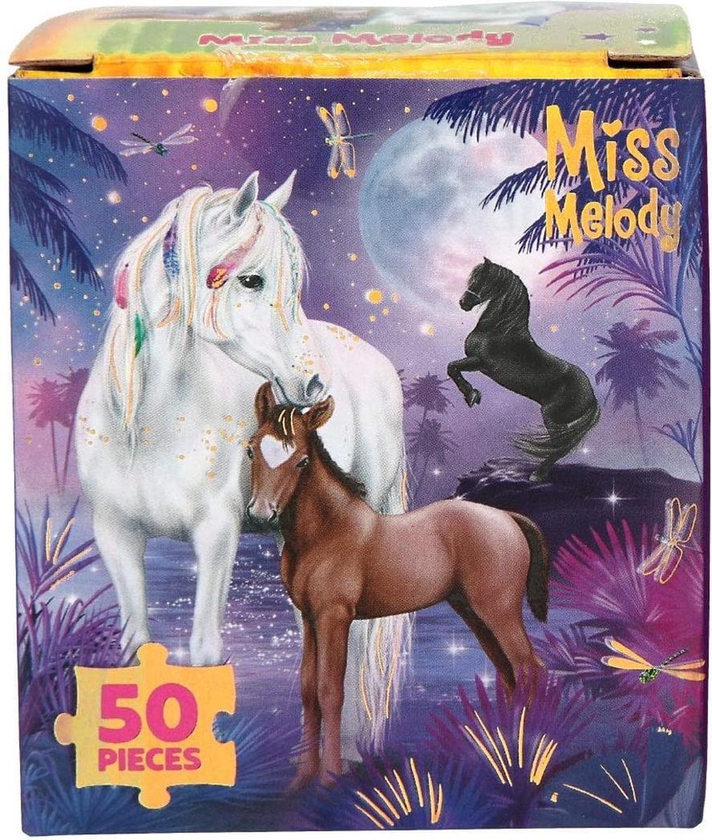 Miss Melody Legpuzzel Meisjes 8,5 Cm Karton Paars 50 Stuks