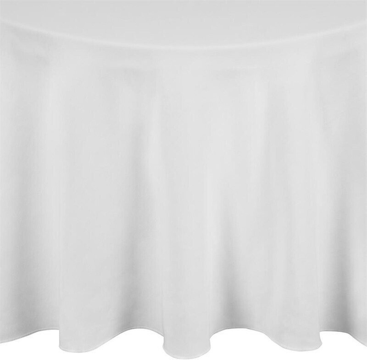   OcCASions Rond Tafelkleed Wit -   GW439