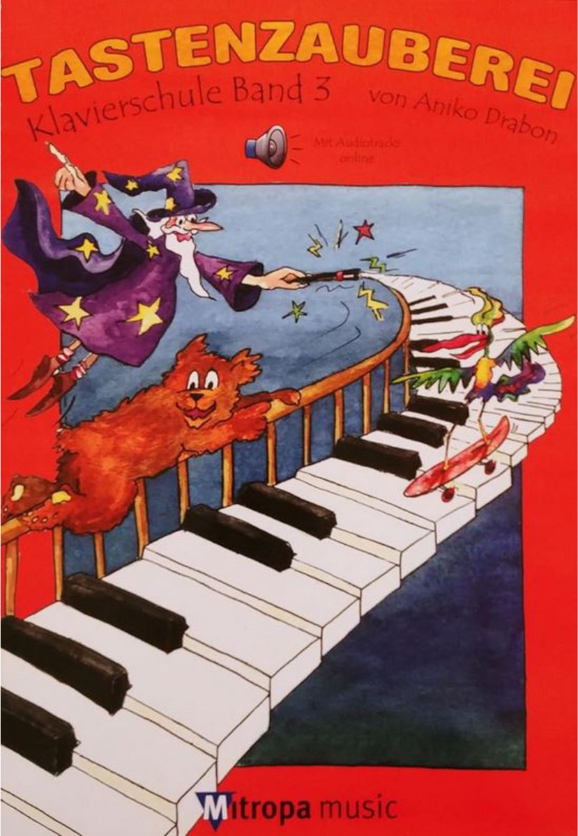 Mitropa Music Tastenzauberei Band 3 - Lesboek voor toetsinstrumenten