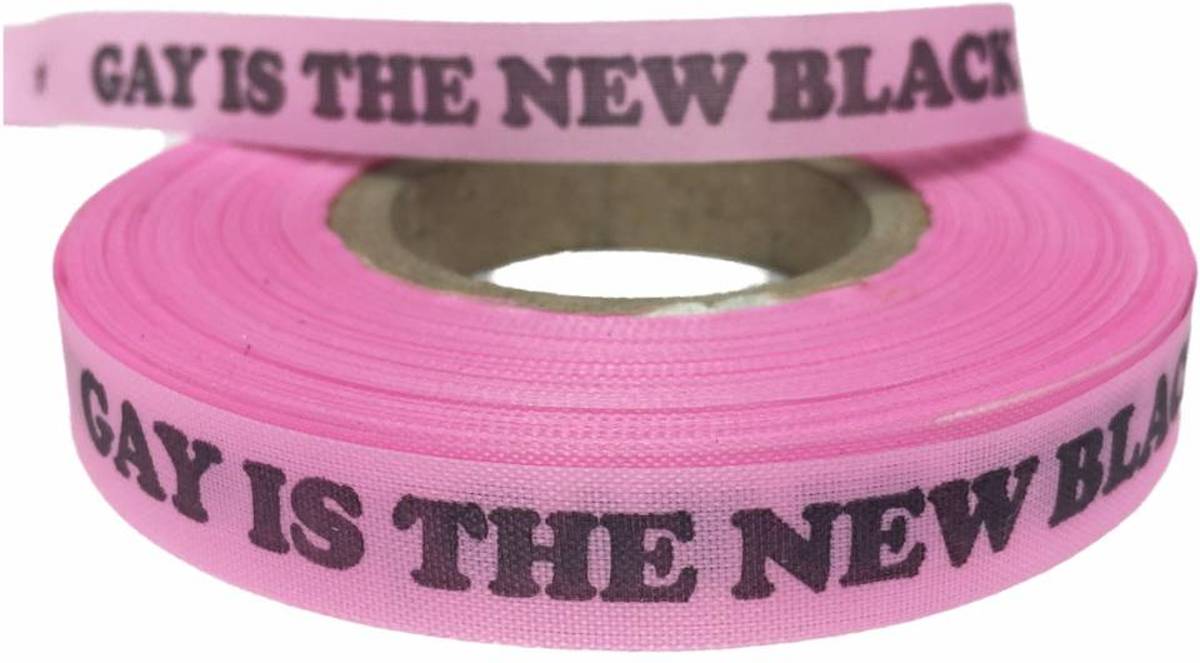 Mix Mamas Bonfim Lint Rol 43 m - Gay is the new black - Roze