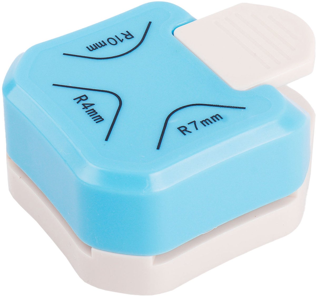 Mmgoqqt - 3-In-1 Hoekafsnijder - Rondhoek, Vlakke Hoek & Decoratieve Hoek - Voor visitekaarten, felicitatiekaarten & fotos - 9 Snijeffecten