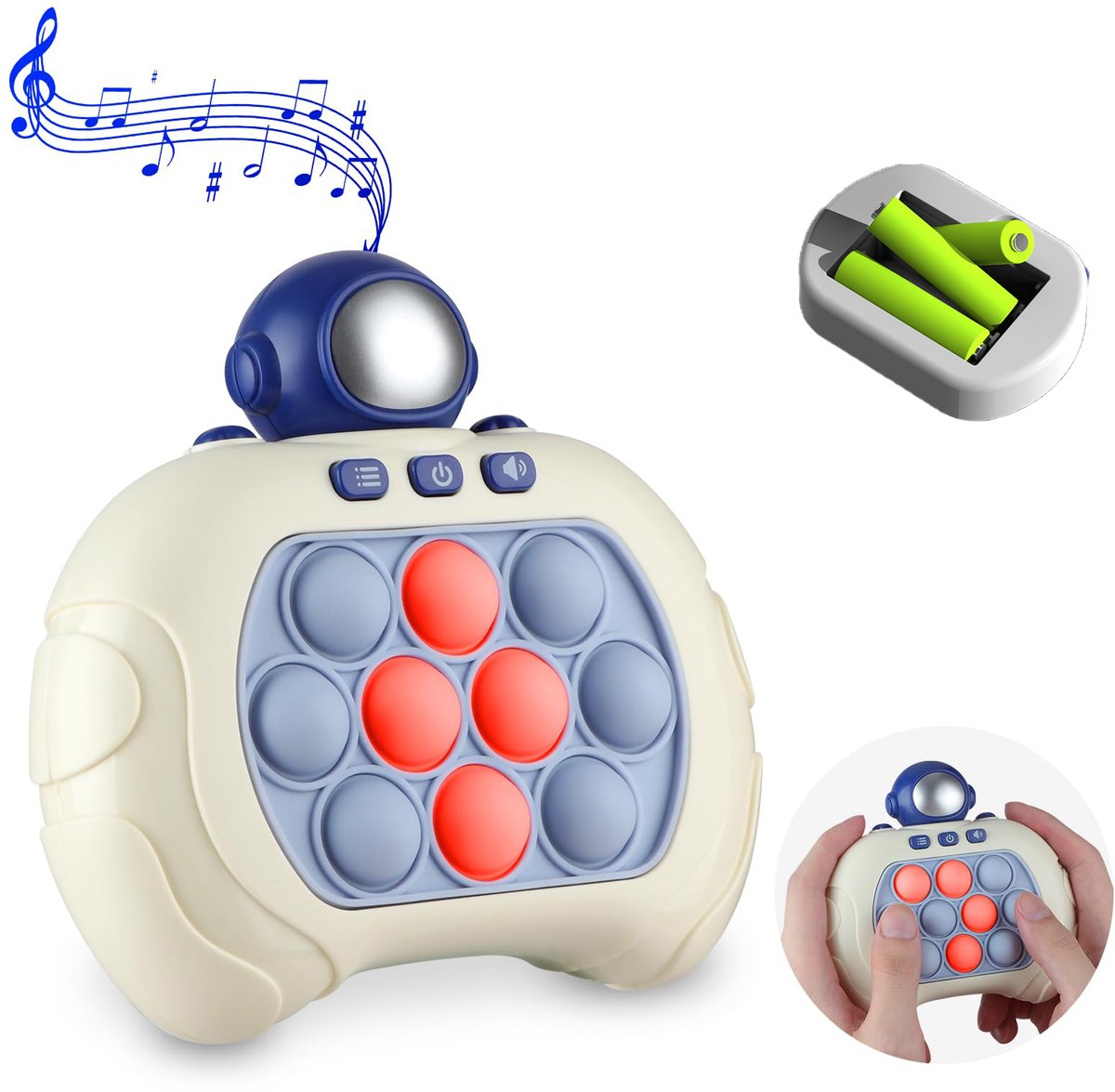 Mmgoqqt - Ruimtevaarder Snelle Push Game - 200 Levels - 4 Spelmodi - ABS Materiaal - 3x AA 1.5V Batterijen - Kinderenspeelgoed 3-12 Jaar