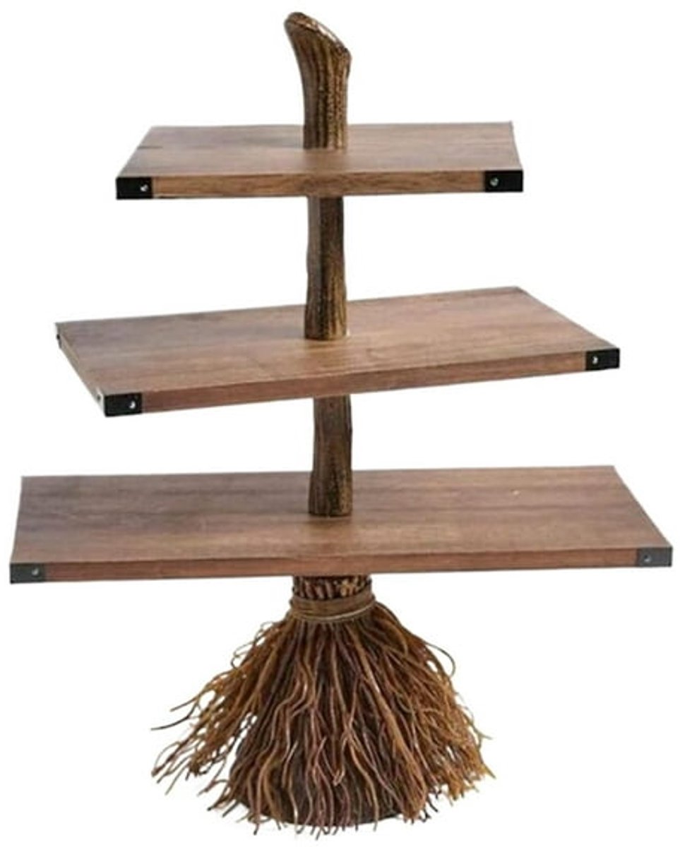 Mmgoqqt 1 Stuk Halloween Pompoen - Snackkom - Bezemvormige Stand - Snoephouder Fruit Dessert Opslag Voor Halloween Kerstmis Feestelijk Decoratie