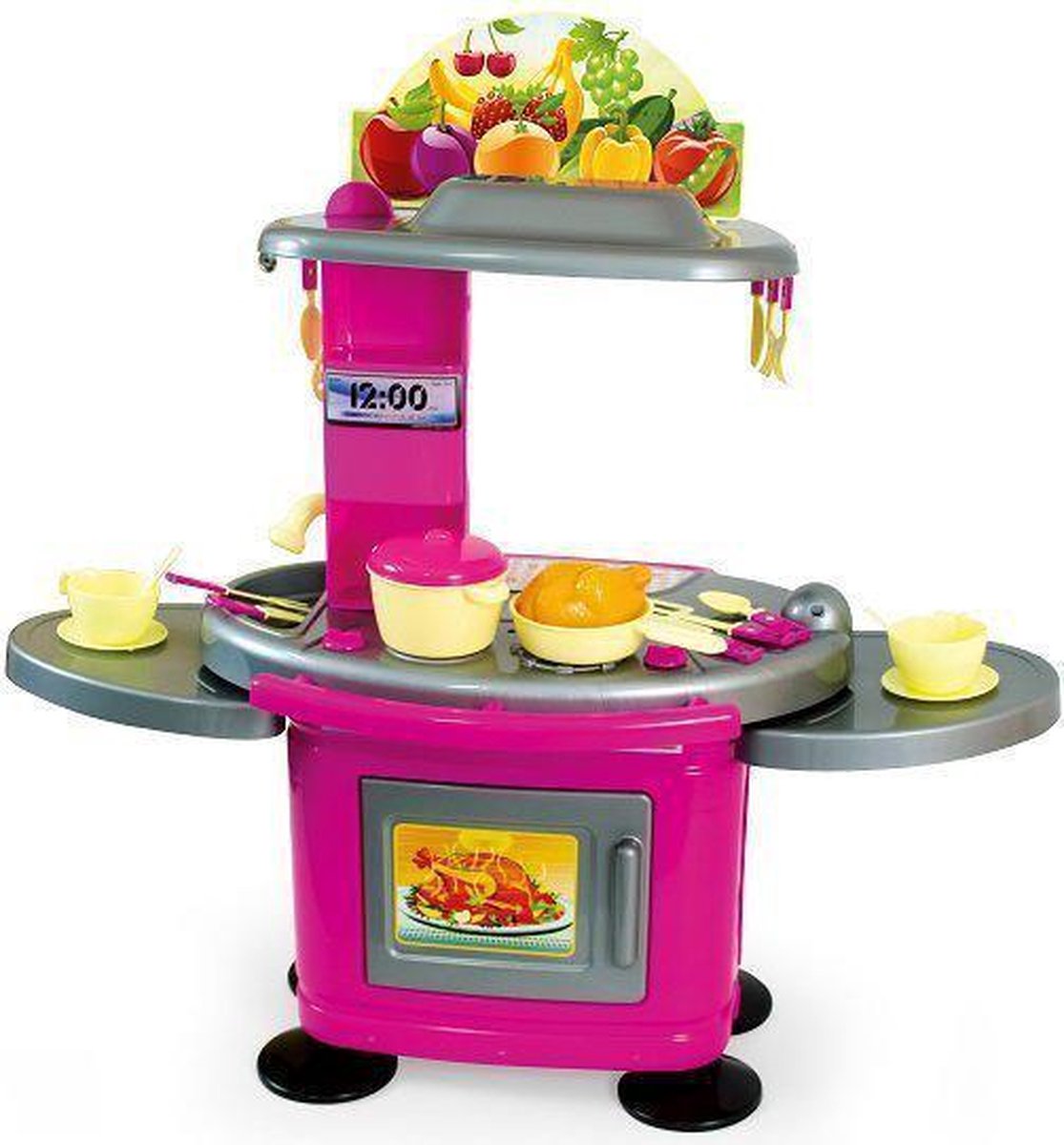   speelkeuken Pink 78 cm incl. accessoires