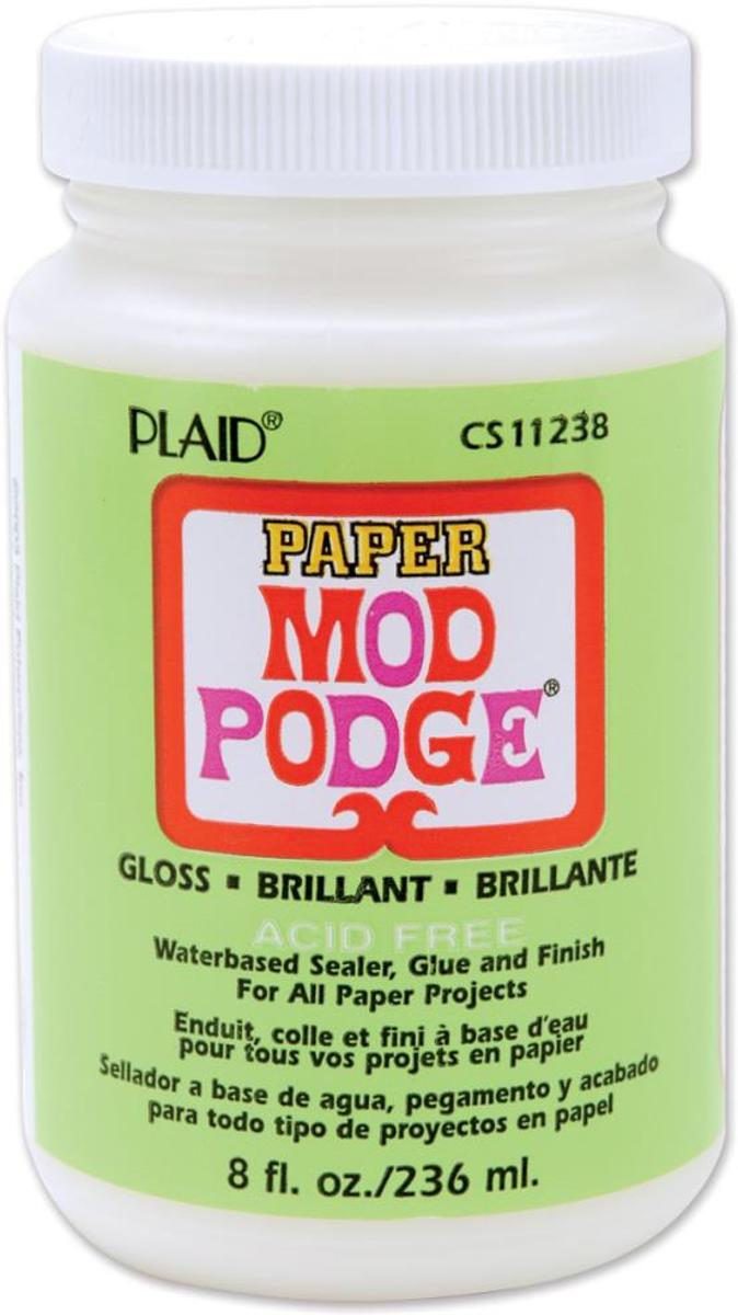 mod podge paper glans