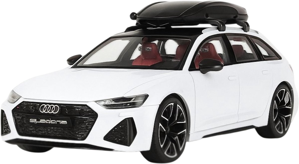 Audi Avant Quattro RS6 (Wit) (22 cm) 1/24 - Modelauto - Schaalmodel - Miniatuurauto