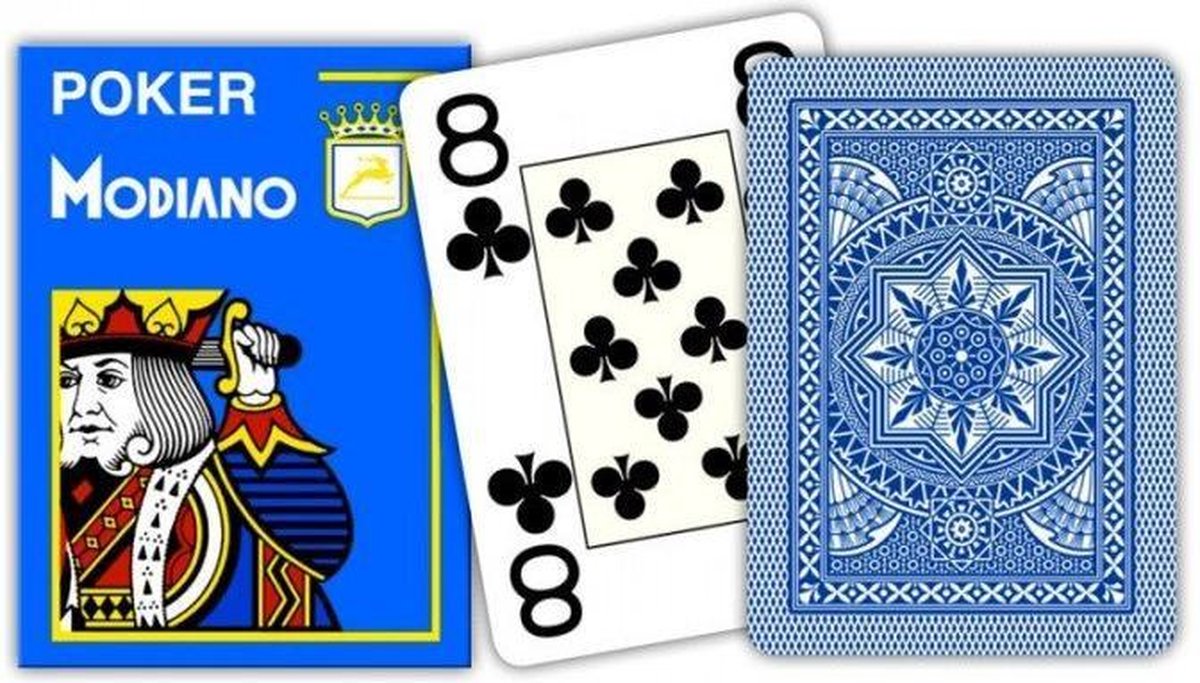 Modiano Cristallo met jumbo 4 index Blauw