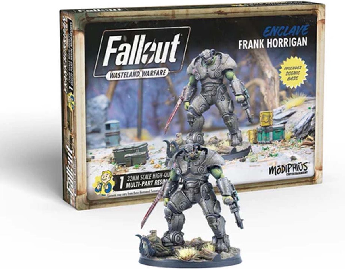 Fallout: Wasteland Warfare - Enclave: Frank Horrigan - Uitbreiding - Modiphius Entertainment - Ongeschilderd