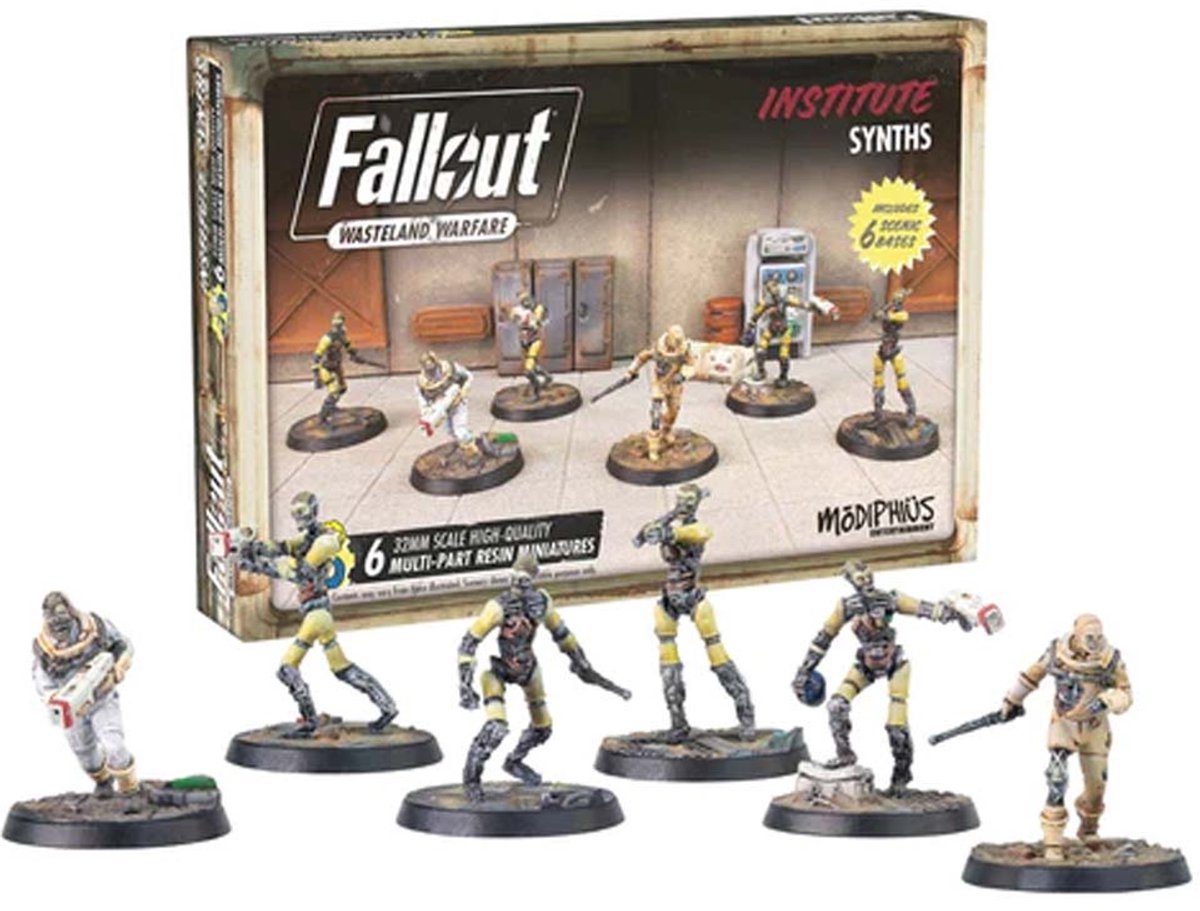 Fallout: Wasteland Warfare - Institute: Synths - Uitbreiding - Modiphius Entertainment - Ongeschilderd