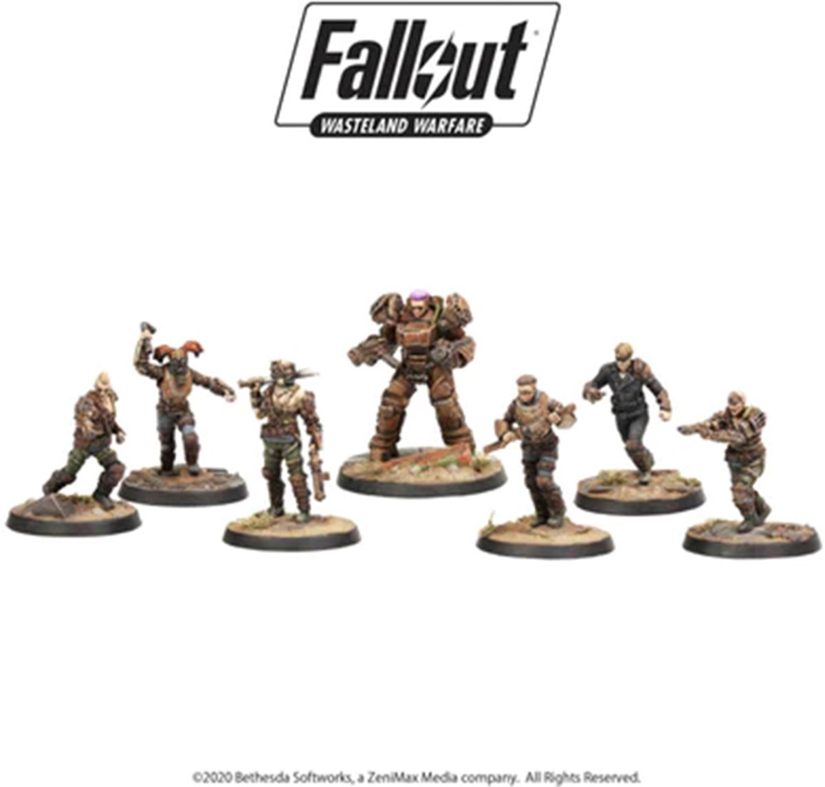 Fallout: Wasteland Warfare - Raiders Core Set - Uitbreiding - Modiphius Entertainment - Ongeschilderd