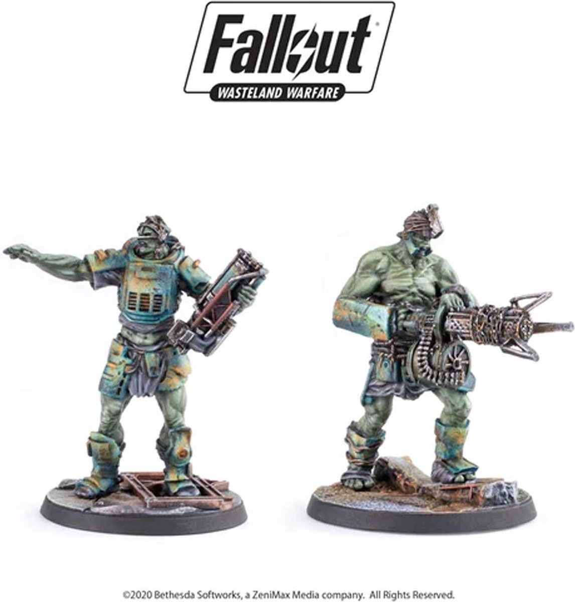 Fallout: Wasteland Warfare - Super Mutants: Overlord and Fist - Uitbreiding - Modiphius Entertainment - Ongeschilderd