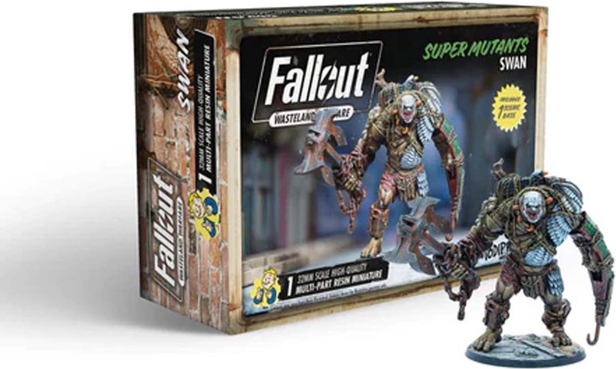 Fallout: Wasteland Warfare - Super Mutants: Swan - Uitbreiding - Modiphius Entertainment - Ongeschilderd