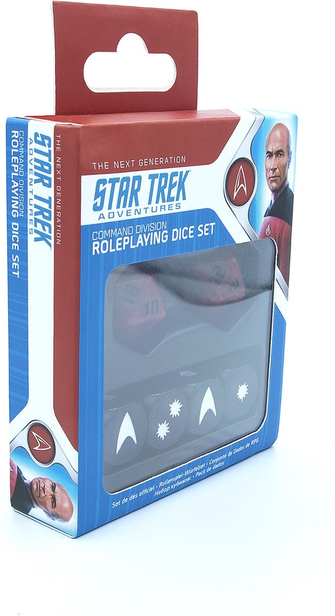 Star Trek Adventures: Command Division Dice Set - Modiphius - RPG