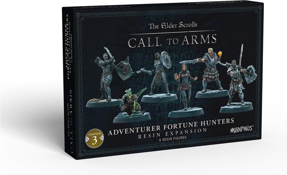 The Elder Scrolls: Call To Arms - Adventurer Fortune Hunters - Miniature Game - Ongeschilderd